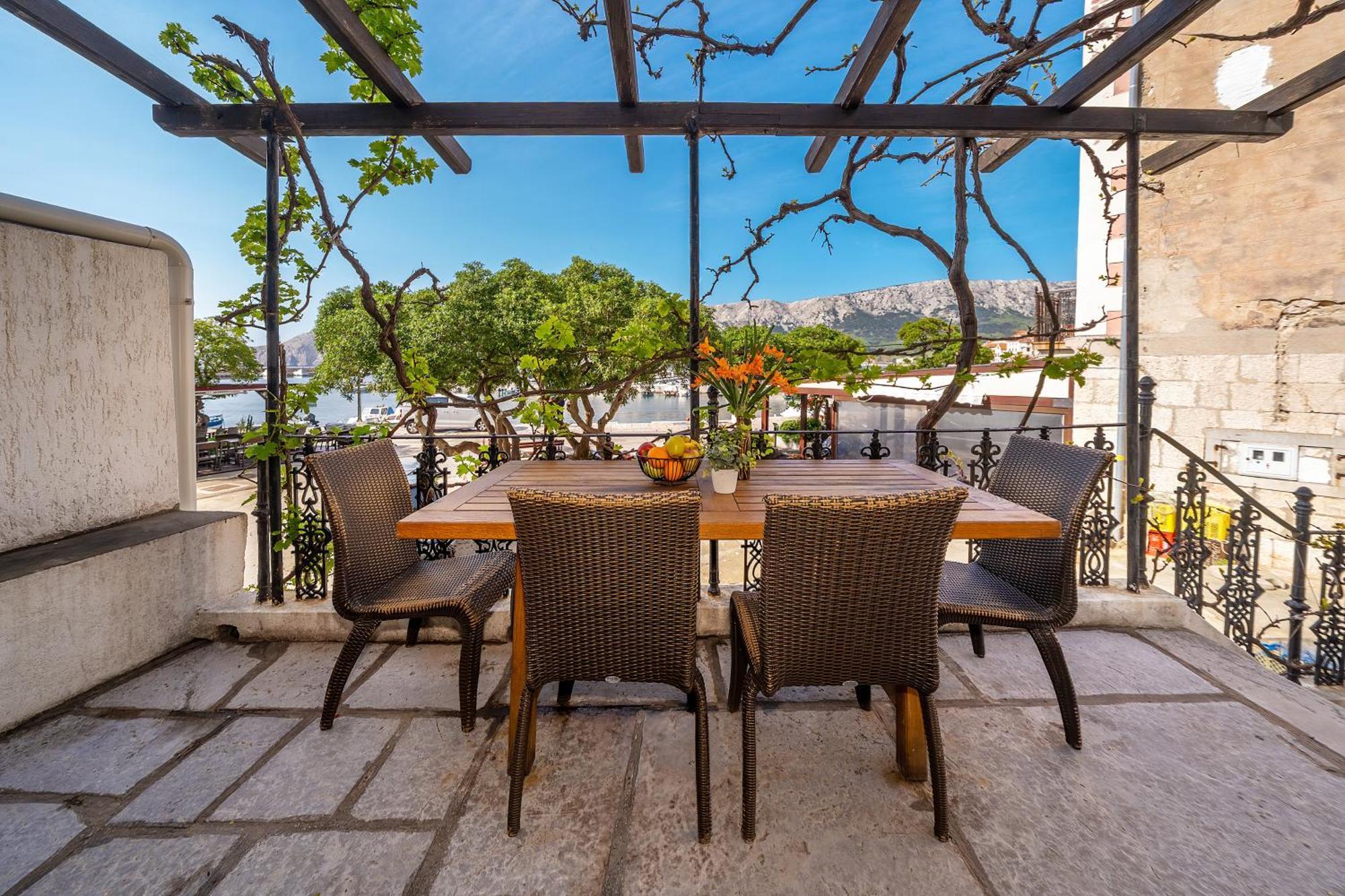 Apartments Ivo With Sea View Baska  Ngoại thất bức ảnh